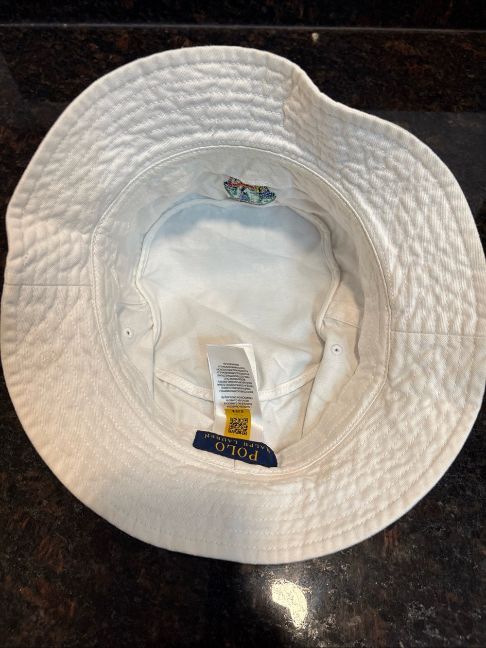 Polo by Ralph Lauren White Bear Embroidered Bucket Hat - Picture 6 of 8